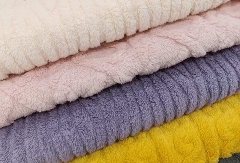 280 g/m² 185 cm țesătură moale din catifea din bumbac jacquard tridimensional