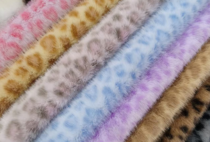 700mg*170cm țesătură de pluș leopard mic, auriu, imprimeu nurcă, potrivită pentru genți/haine