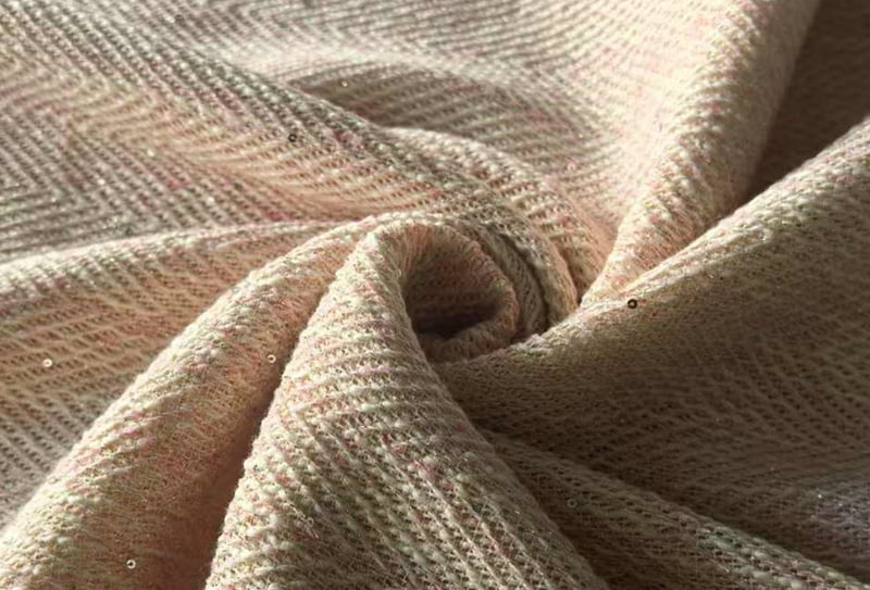 370 mg 148 cm țesătură din poliester tweed/țesătură inspirată de chanel 980240