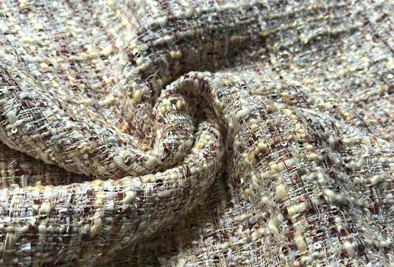 550 mg 148 cm lățime țesătură tweed țesătură/țesătură inspirată de Chanel k240230