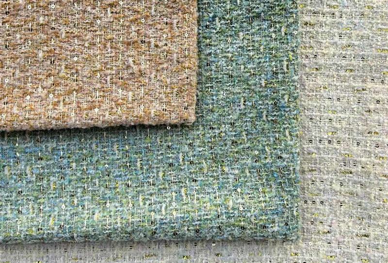 450 mg 148 cm țesătură tweed de lux clasică/țesătură inspirată de Chanel ls241120